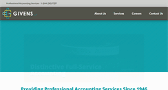 Desktop Screenshot of givens.ca